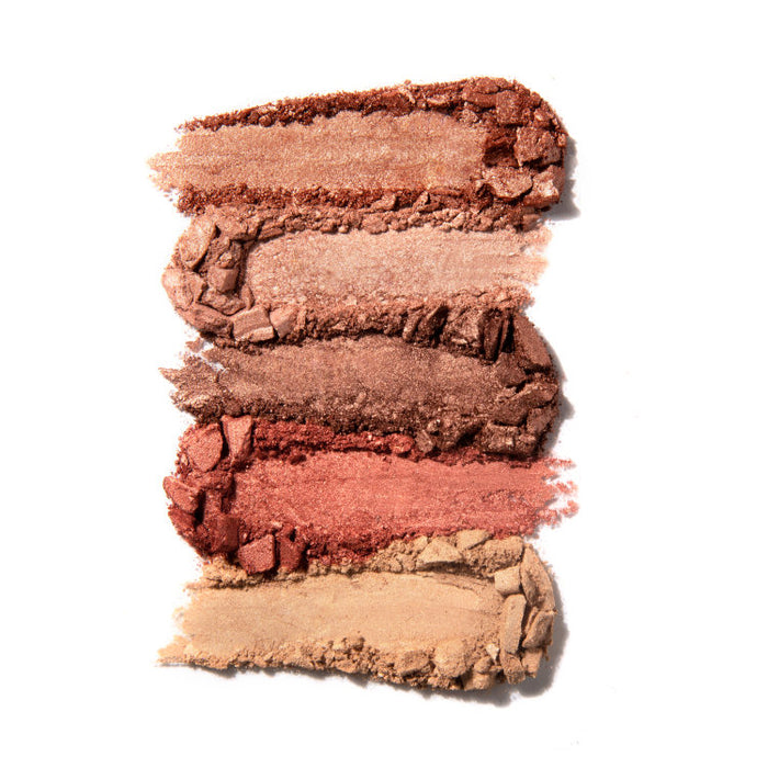 100% Pure Fruit Pigmented® Rose Gold Palette Swatches