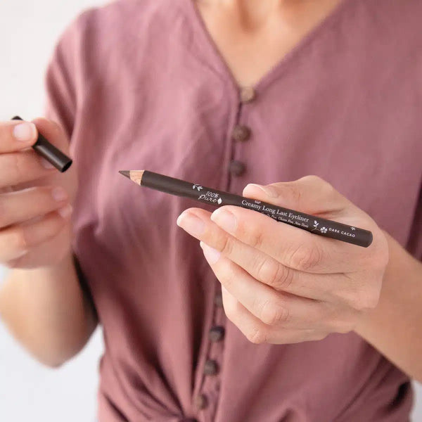 100% PURE – Long Last Eyeliner Brown Pencil