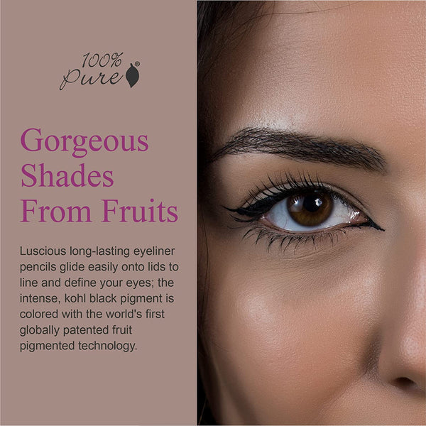 100% PURE – Long Last Eyeliner Shades Closer Look