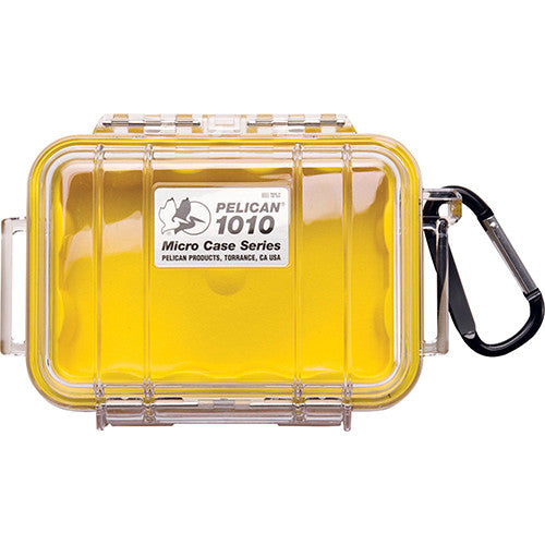 1010 Micro Case, Clear Top Yellow - GhillieSuitShop