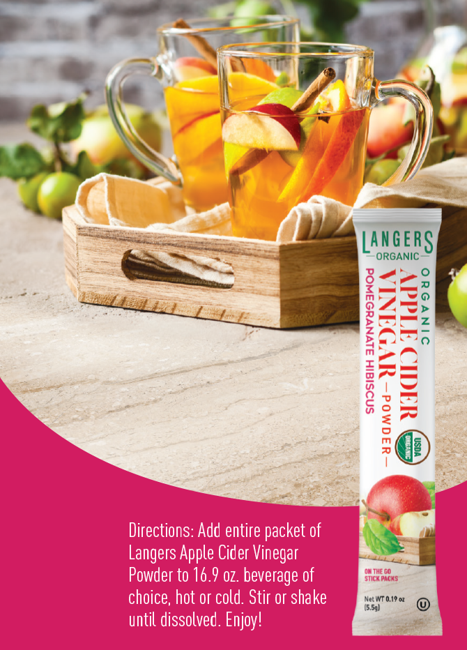 10pk 1.94oz Organic Apple Cider Vinegar Powder
