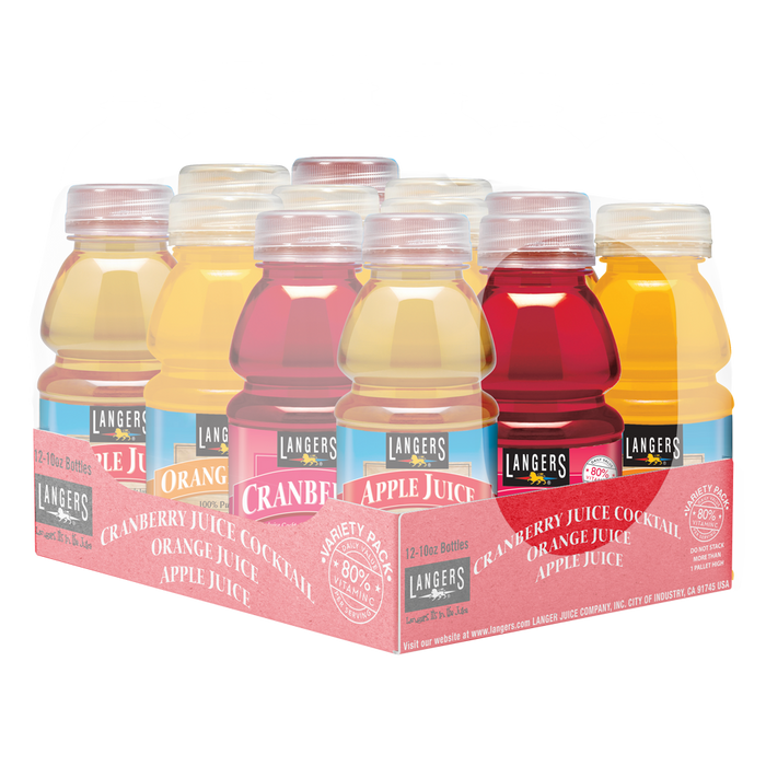 12pk 10oz Apple Orange Cranberry Variety Pack