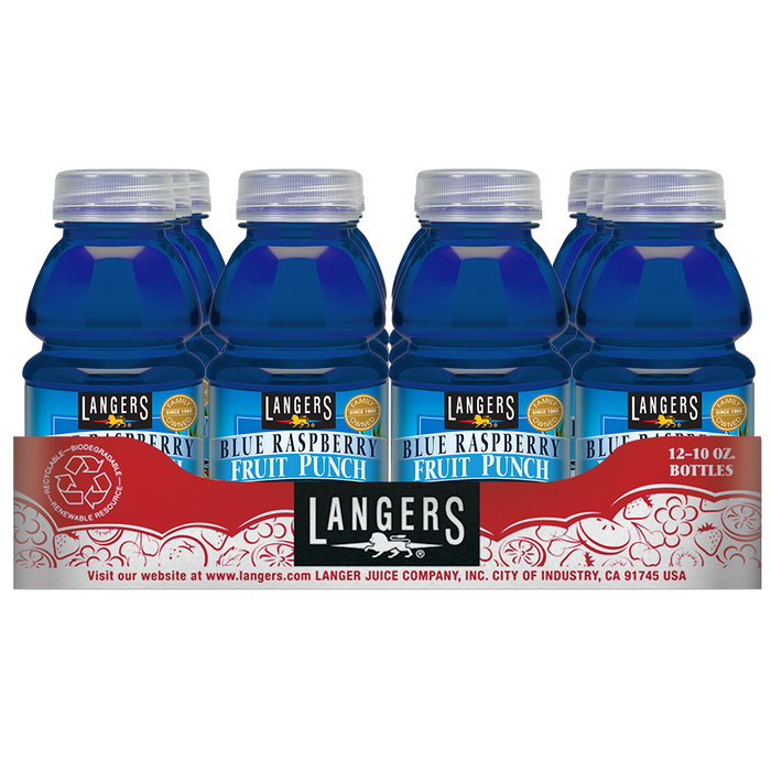 12pk 10oz Blue Raspberry Fruit Punch