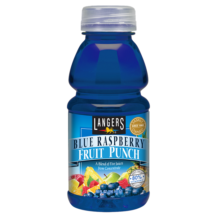 12pk 10oz Blue Raspberry Fruit Punch