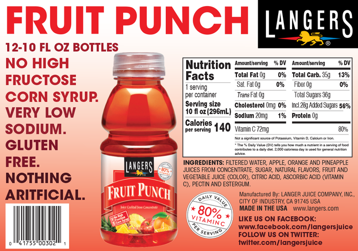 12pk 10oz Fruit Punch