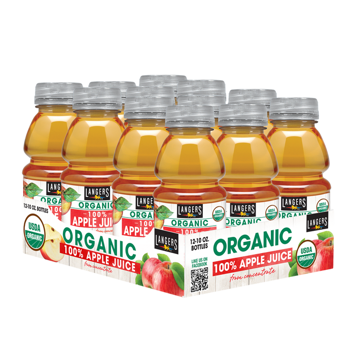 12pk 10oz Organic Apple Juice