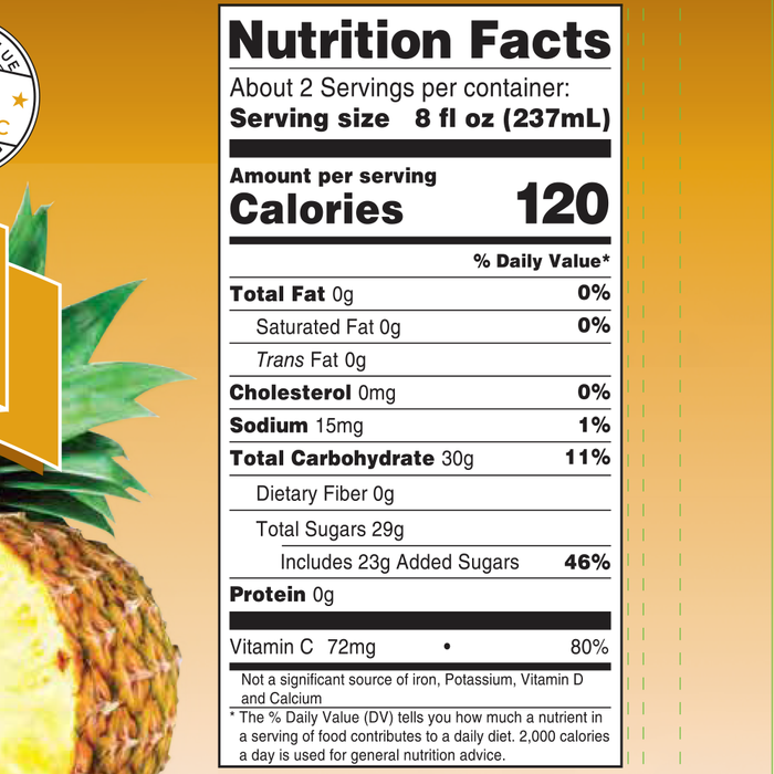 12pk 15.2oz Pineapple Juice Cocktail