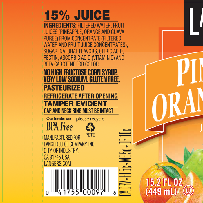 12pk 15.2oz Pineapple Orange Guava