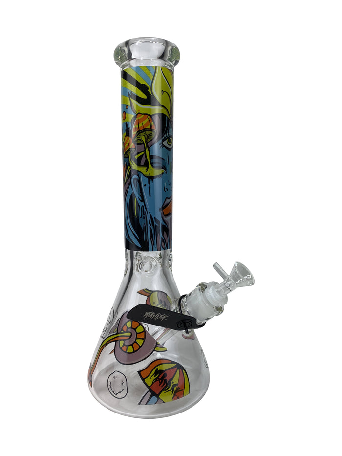 14 inch Maniak Graphic Beaker (9mm) MSRP - $89.99