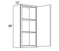 30" HIGH WALL CABINETS- SINGLE DOOR Shaker Espresso