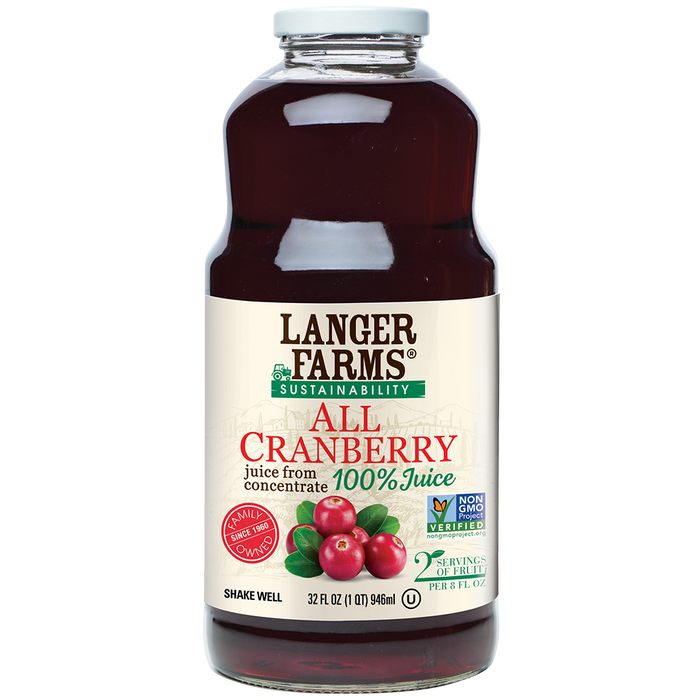 32oz Langer Farms All Cranberry