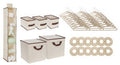 48 Piece Nursery Closet Organizer and Storage Set