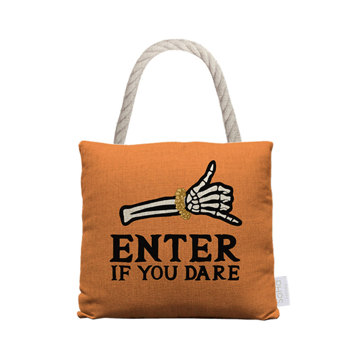5x5in Enter If You Dare Door Hanger
