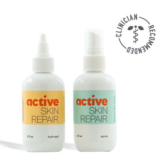 Active Skin Repair Spray and Hydrogel Bundle - Clinician Recommended