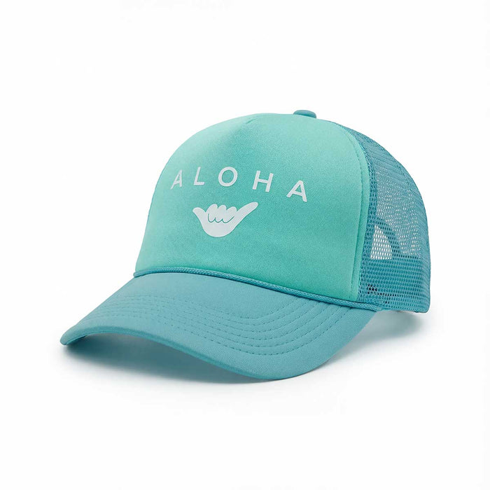 Aloha Shaka Aqua Keiki Trucker Hat
