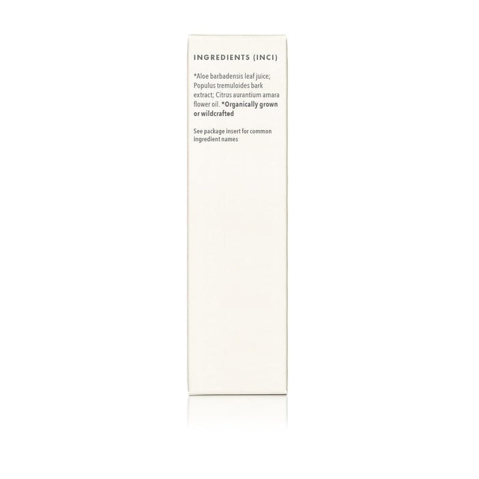 Annmarie Neroli Toning Mist ingredient and product information packaging panel