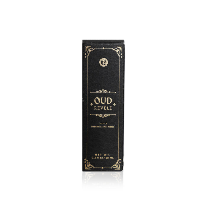 Annmarie Oud Révélé natural fragrance packaging front display