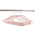 Anti-Skid Clothes Hangers Suit Hangers Shirts Sweaters Dress Hanger Hook Drying Rack- 10PCS,Pink