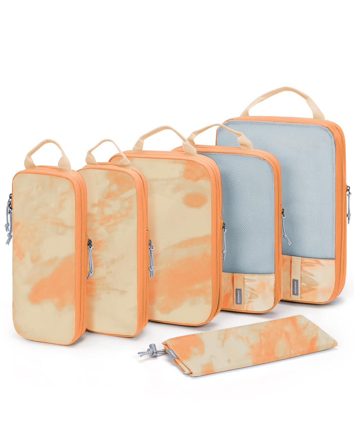 Set of 6 - Tie-dyed Fallen Leaves