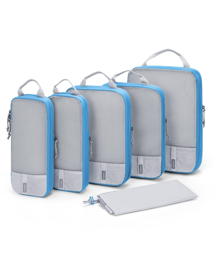 Set of 6 - White & Blue