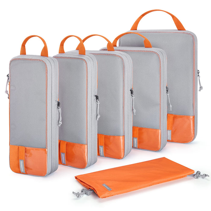 Set of 6 - Sunset Orange