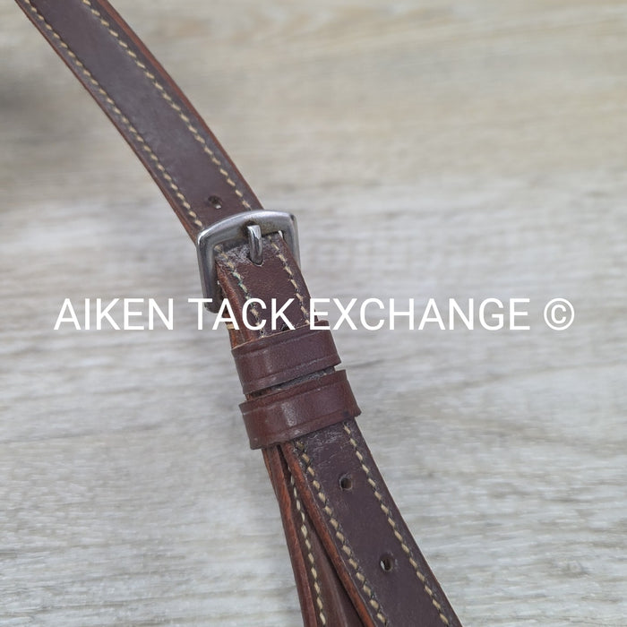 Beval Plain Square Raised Running Martingale, Brown, Size Full