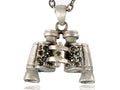 Binoculars Accent Design Pendant Necklace - ALILANG.COM