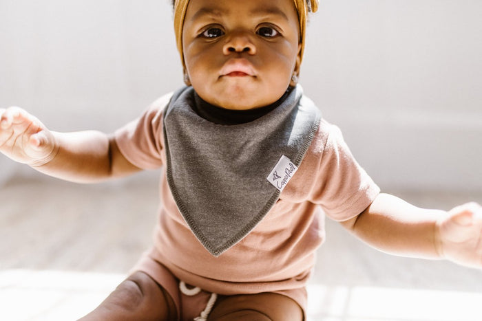 Copper Pearl Baby Bandana Bibs | Lennon