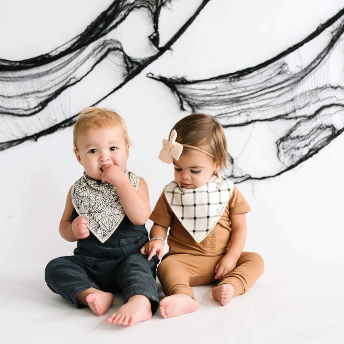 Copper Pearl Baby Bandana Bibs | Patch
