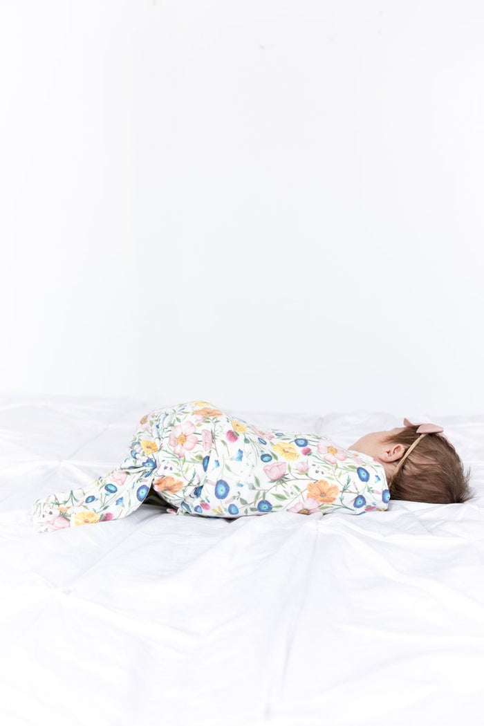 Copper Pearl Knit Swaddle Blanket | Isabella