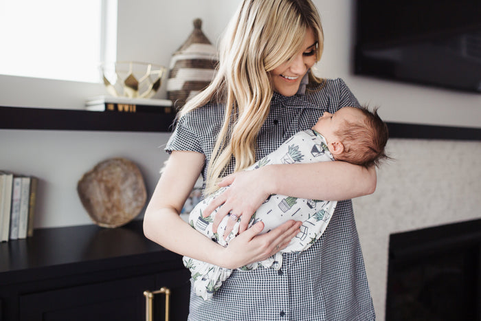 Copper Pearl Knit Swaddle Blanket | Shiloh