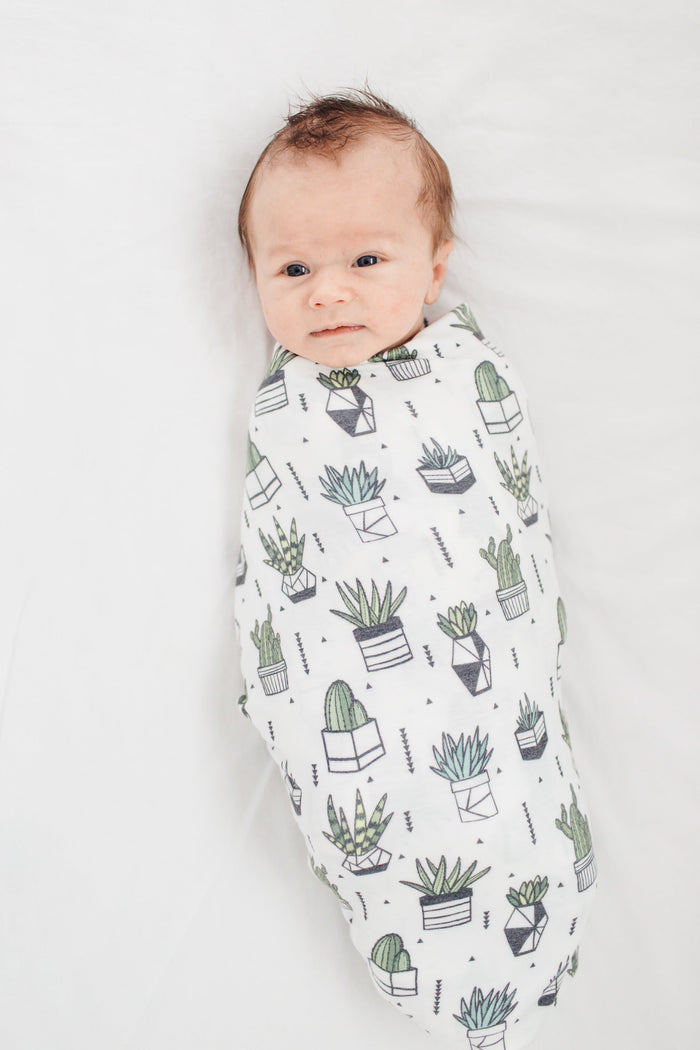 Copper Pearl Knit Swaddle Blanket | Shiloh