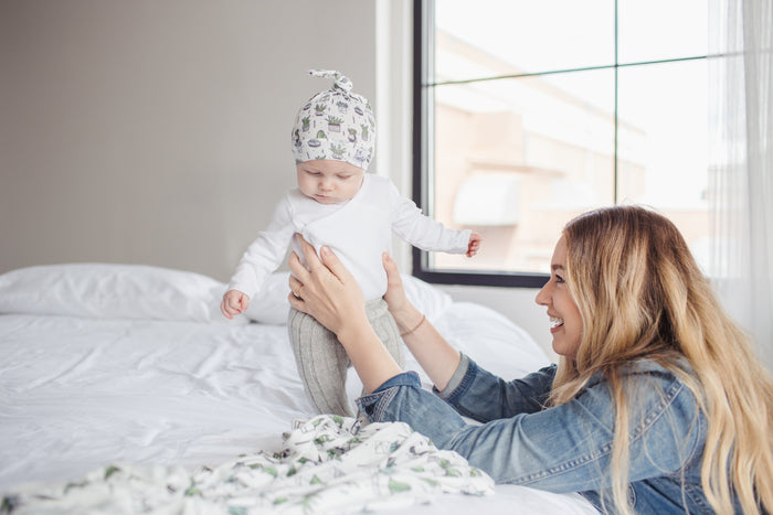 Copper Pearl Knit Swaddle Blanket | Shiloh
