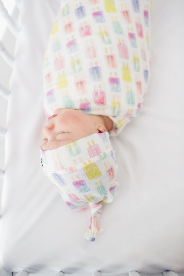 Copper Pearl Knit Swaddle Blanket | Summer