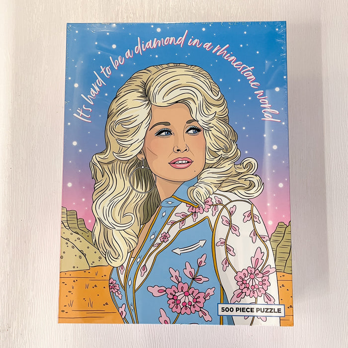 Cowgirl Rhinestone Dolly Parton Puzzle - Lyla's: Clothing & Gifts - Online and Rockwall Texas Boutique