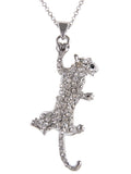 Czech Scary Leopard Necklace Pendant