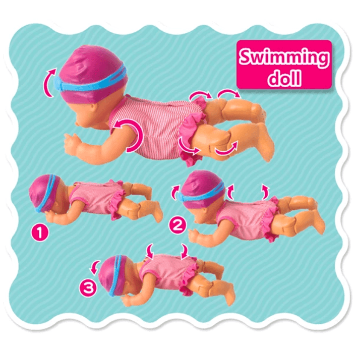 Electric Waterproof Swimming Doll