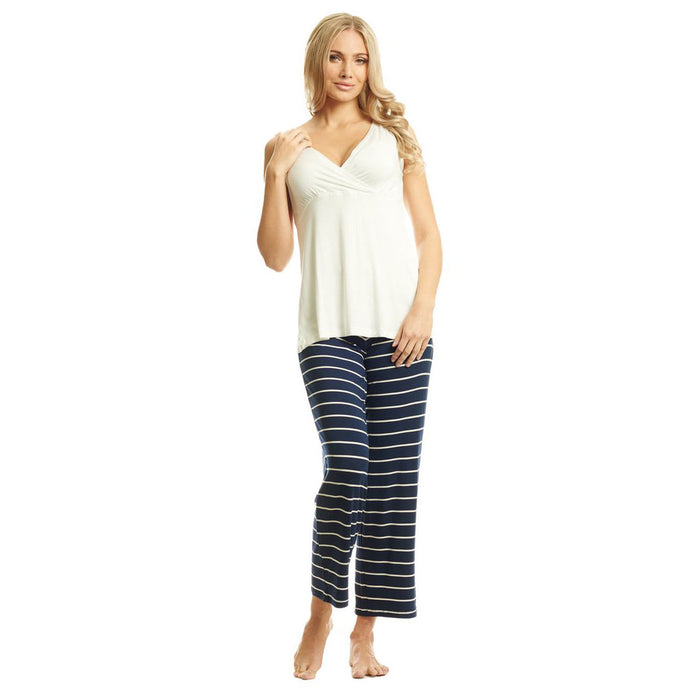 Everly Grey Analise 5-Piece Navy Stripe
