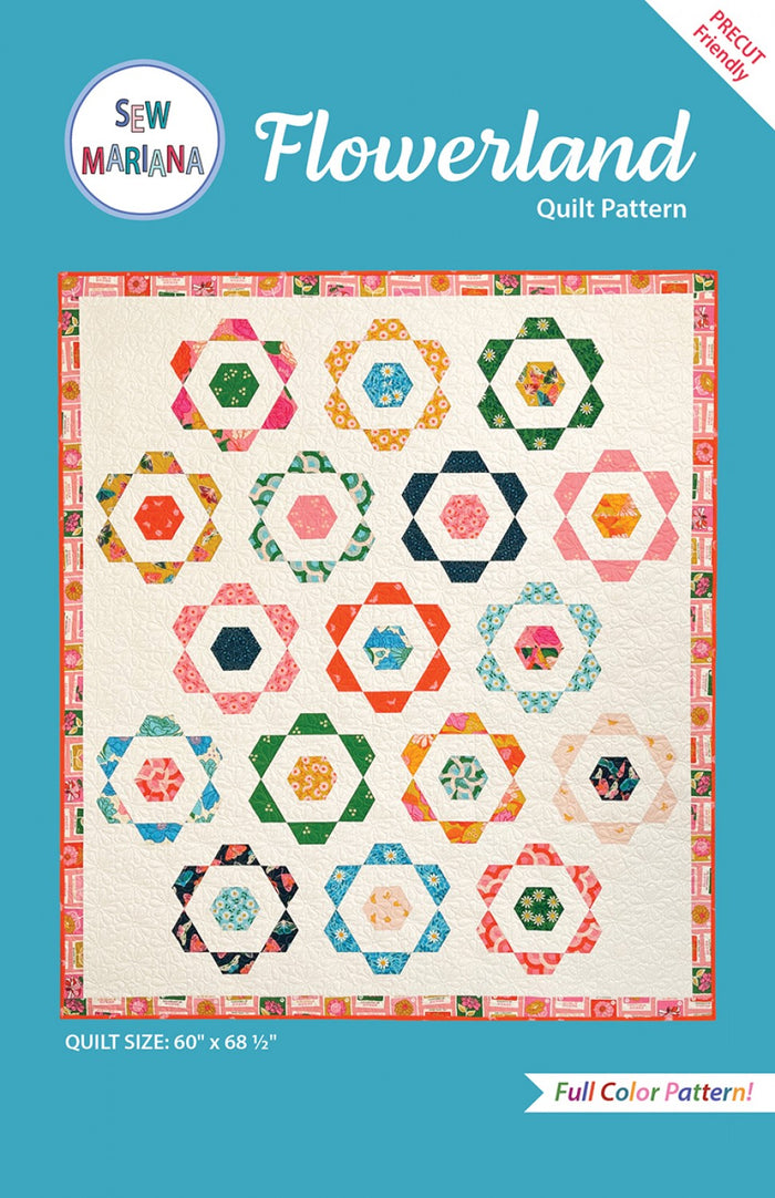 Flowerland Quilt Pattern - Sew Mariana