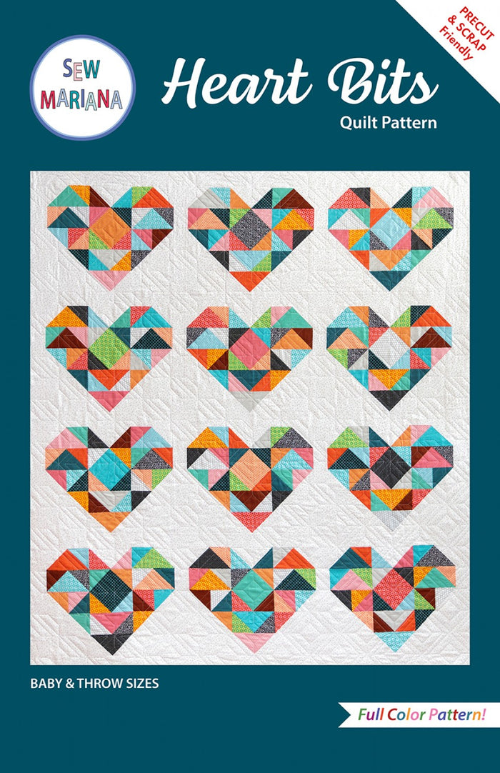 Heart Bits Quilt Pattern - Sew Mariana
