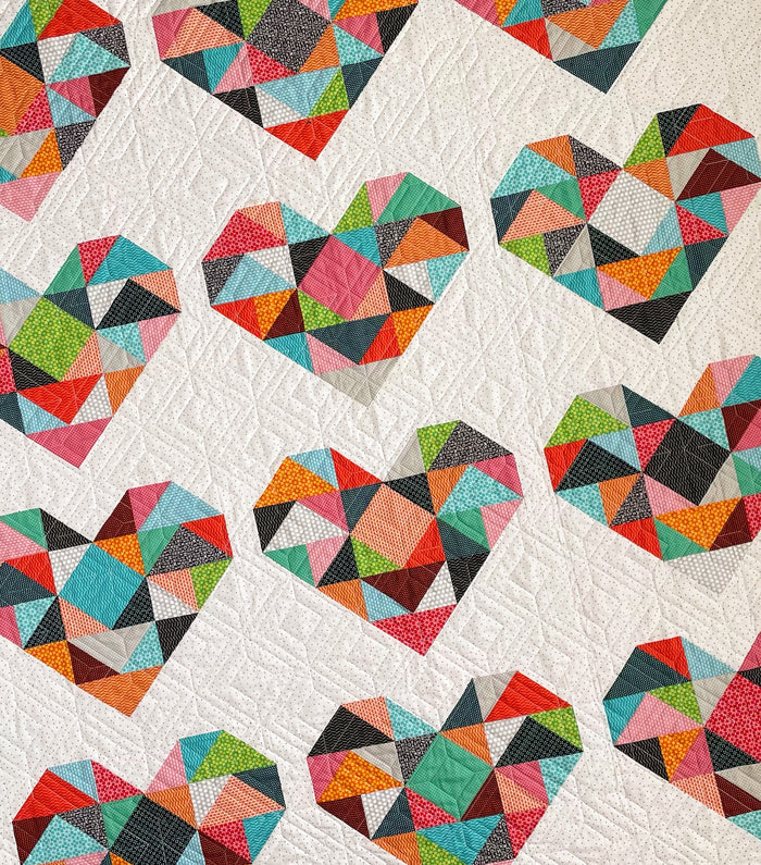 Heart Bits Quilt Pattern - Sew Mariana