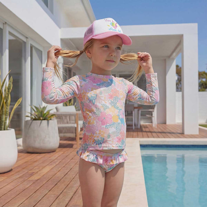 Here for the Shave Ice Pink Keiki Trucker Hat