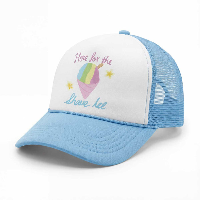 Here for the Shave Ice Skyblue Keiki Trucker Hat