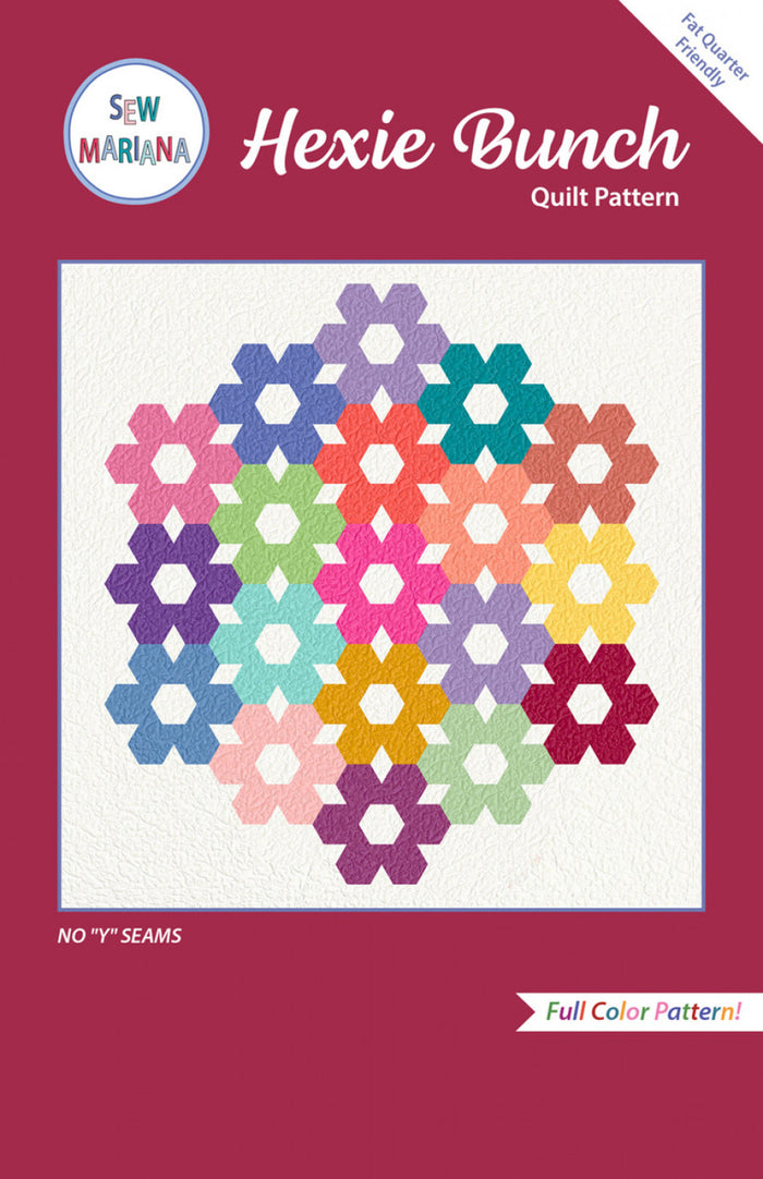 Hexie Bunch Quilt Pattern - Sew Mariana