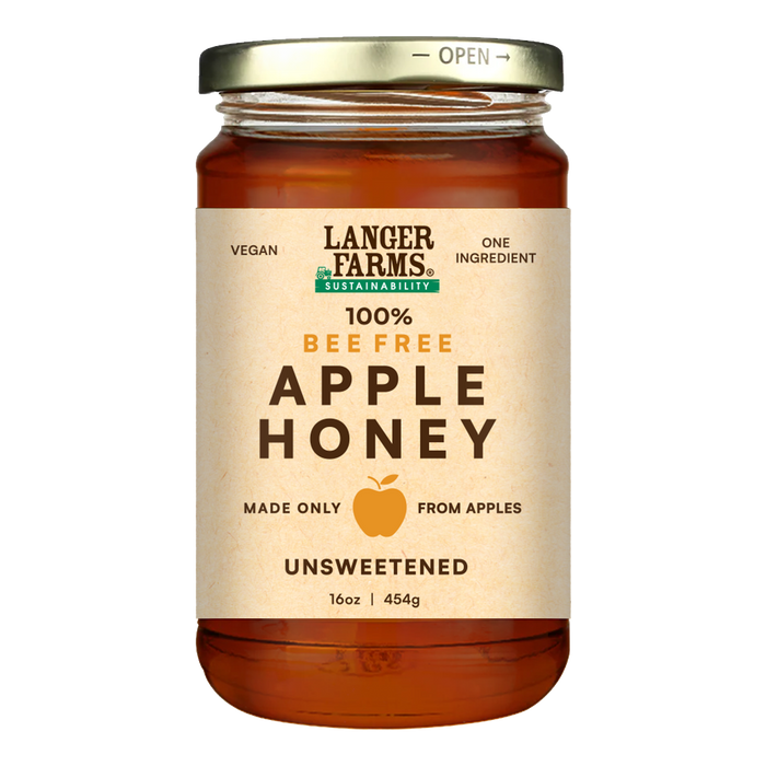 Langer Farms Apple Honey 16oz, Vegan Honey Alternative
