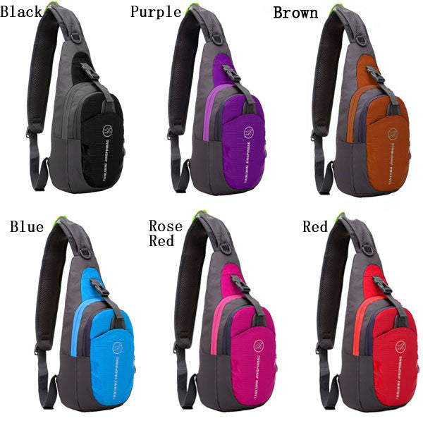 Men Women Waterproof Sport Chest Pouch Shoulder Crossbody Bag - GhillieSuitShop