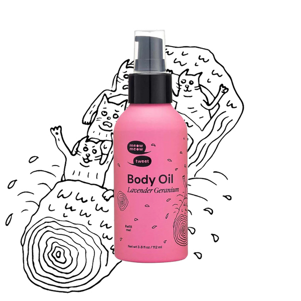 Meow Meow Tweet Lavender Geranium Body Oil