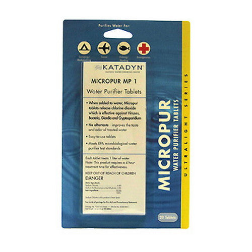 Micropur Tablets (Per 20) - GhillieSuitShop
