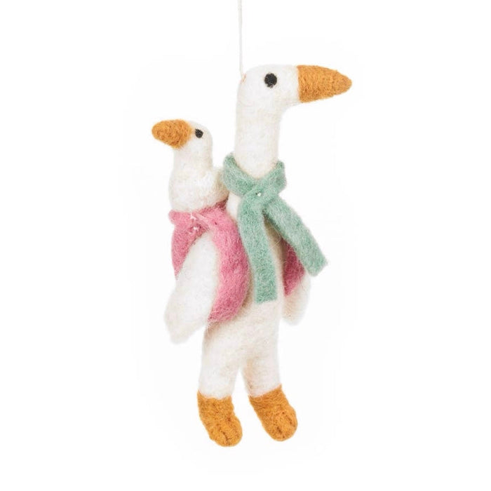 Mother Goose Felt Ornament 5.5" - bubblegum market