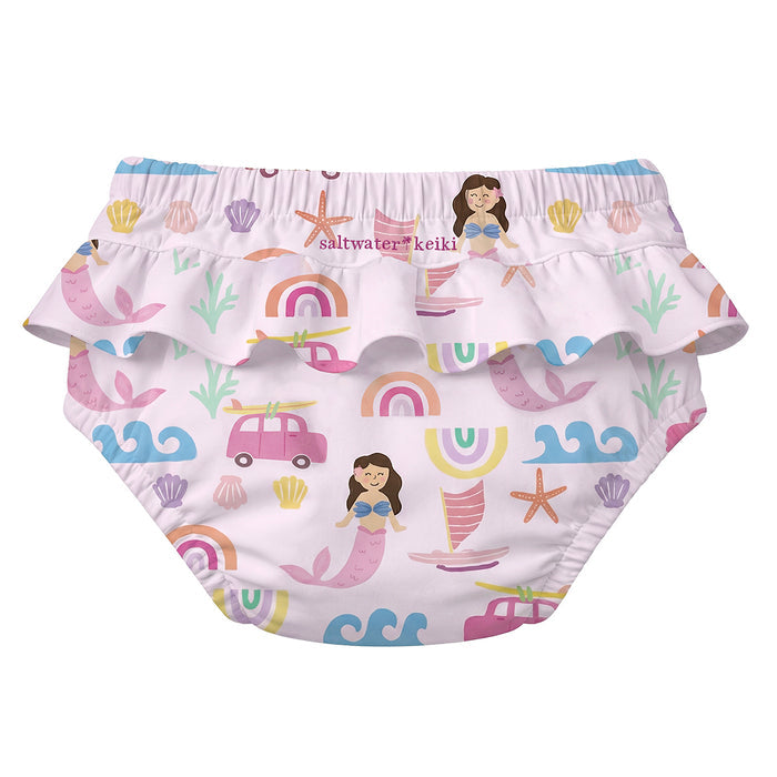 Mystic Ocean Pink Swim Diaper
